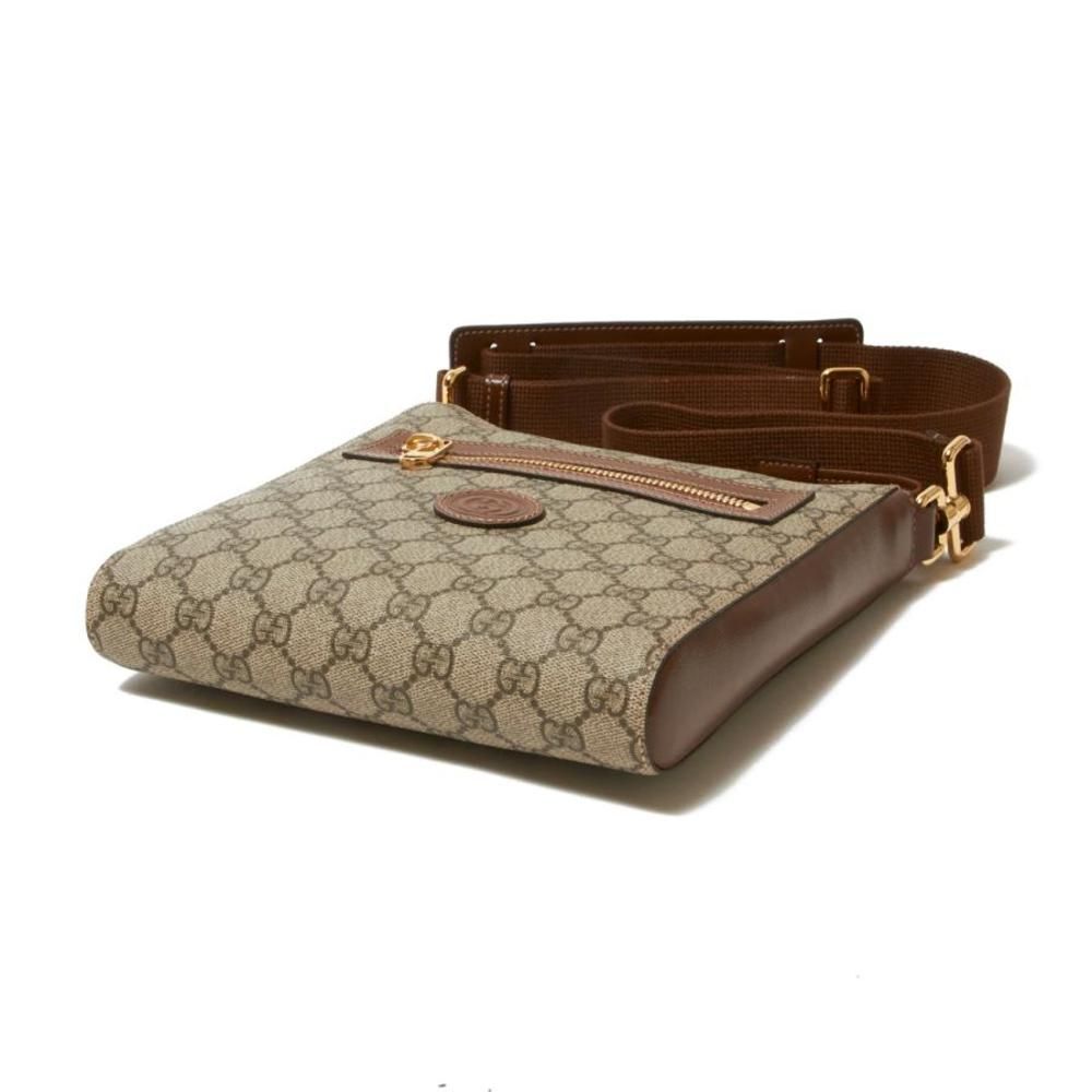Gucci Crossbody Bag Gg Supreme Messenger Bag Beige View 6